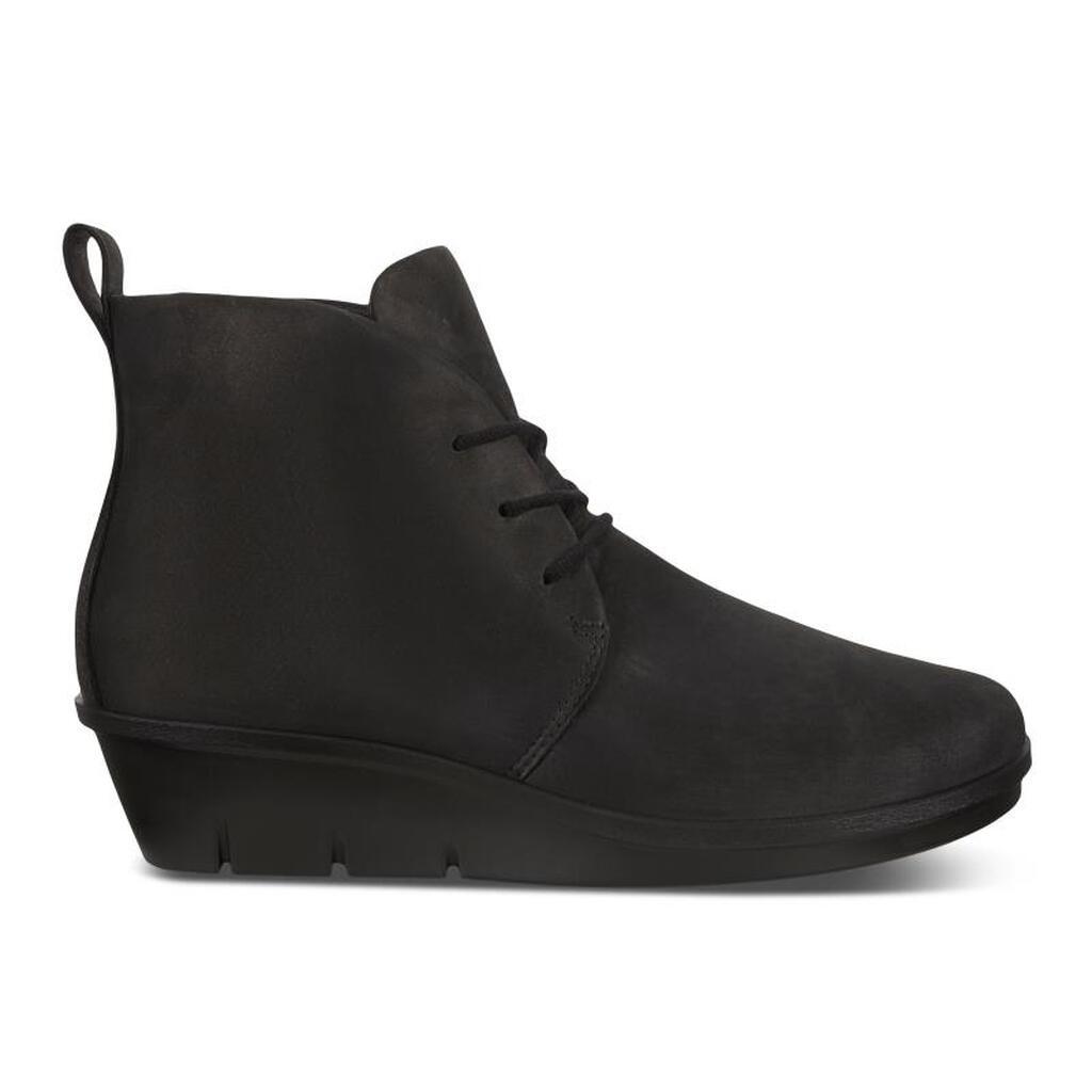 Bottine Chukka Ecco Skyler Lace-Up Femme Noir 1546-ZKNGQ